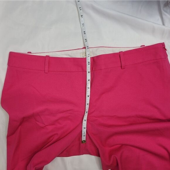 J CREW raspberry pink Winnie barbiecore ankle stretch pants 18 - Picture 10 of 11